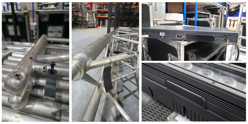 RFID-tagged event equipment in the dbn audile warehouse